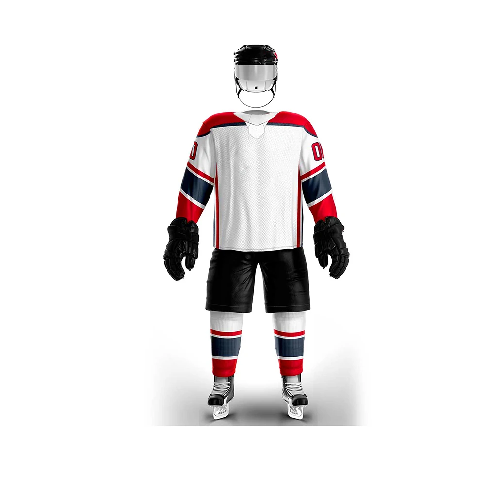 OEM Custom Logo Sublimated Hockey Wear Cheap Sport Team Ice Hockey