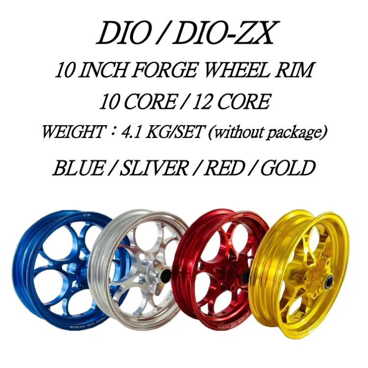 Twh Dio Cnc Motorcycle Alloy Aluminum Forge 10 Inch Wheel Rims Buy Twh Cnc Motorcycle Alloy Aluminum Forge Dio Rim Wheel For Honda Dio Zx Af18 Af28 Af34 Af35 Modified Aluminum Alloy