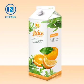 Unipack Beverage Carton Fruit Package Box For Juice Milk Cartons Fruit ...