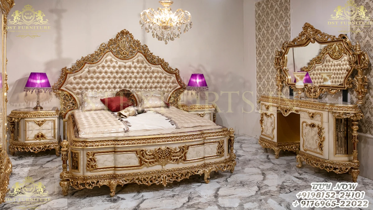 Wooden Crafted Luxury Master Bedroom Furniture - DST Home Furniture  Manufacturer Exporter