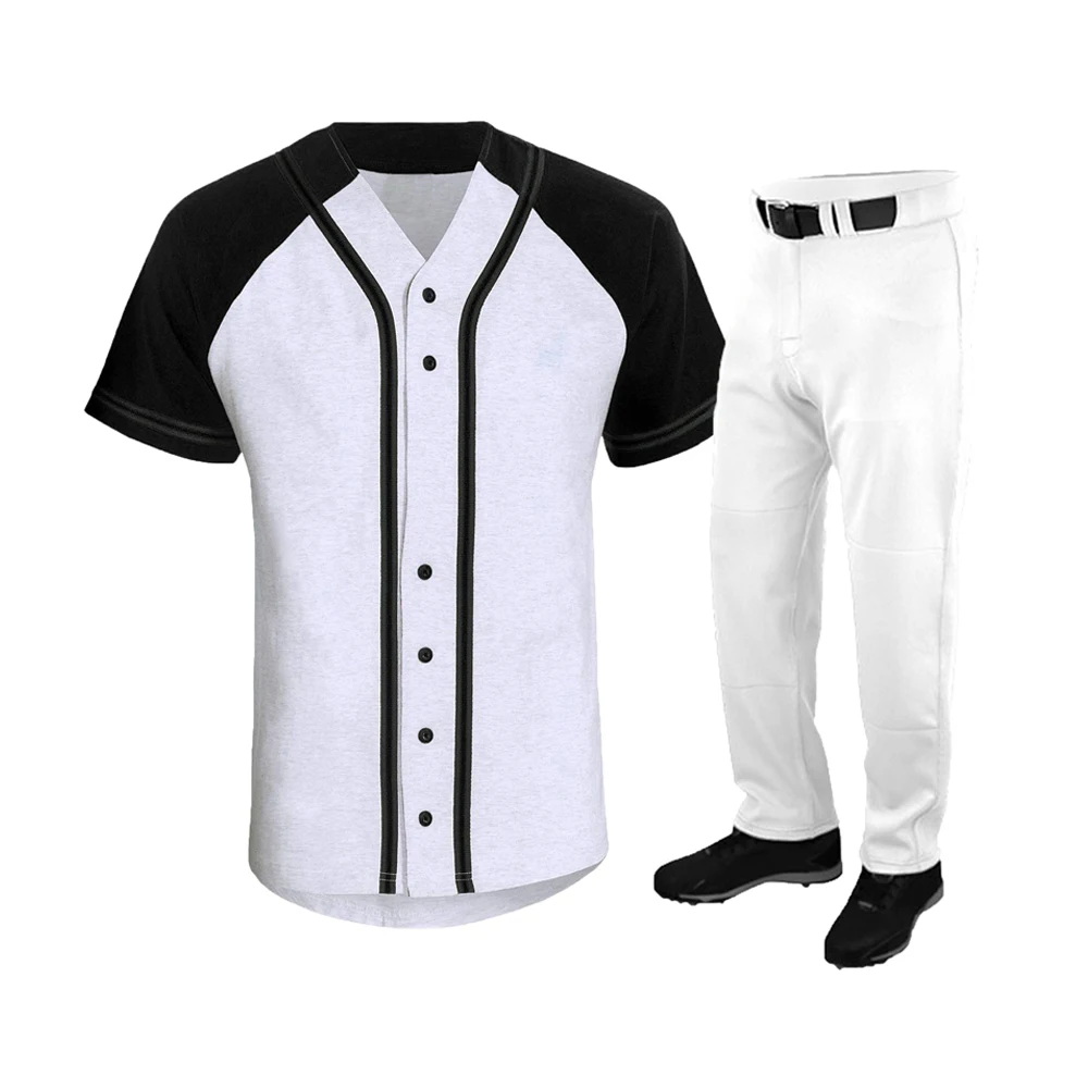 Buy Full Buttons Baseball Jersey Tackle Twill Baseball Jersey Design Your  Own Logo Sports Wear Men Baseball Jersey from JAVEK IMPEX, Pakistan