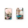 Pink, Blue With Copper