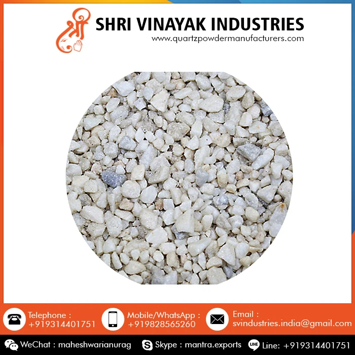 Decorative White Marble Stone Chips at Wholesale