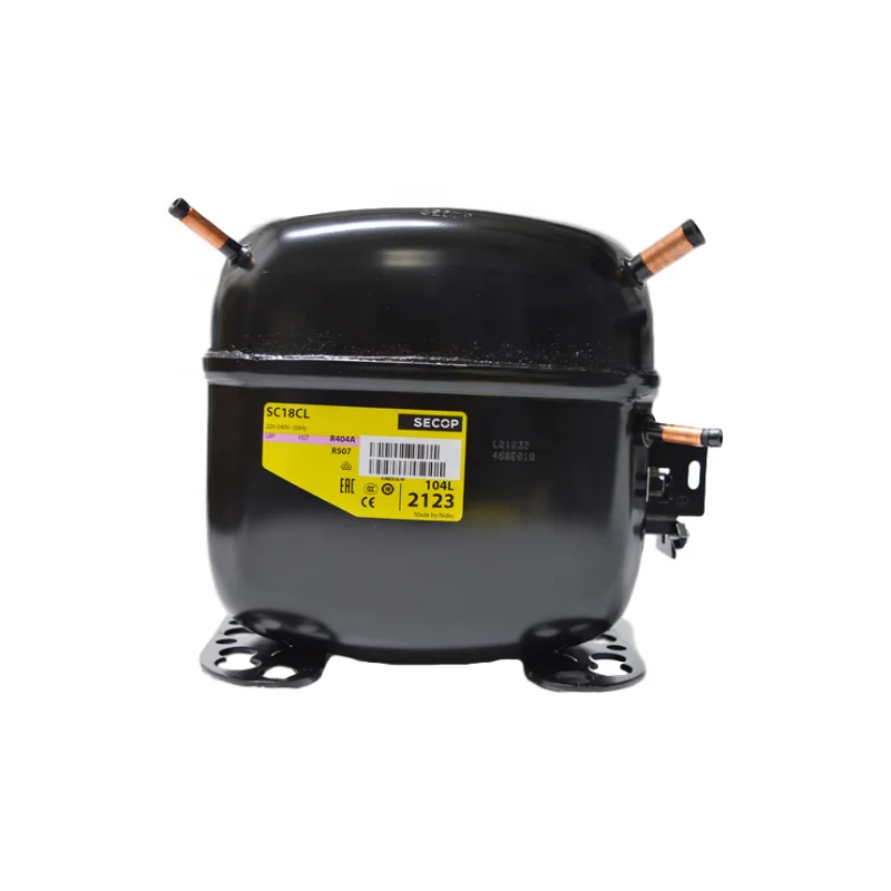 Secop Compressors Sc18cl Sc10cl Sc12cl Sc15cl Sc21cl 2 Ton 404a Refrigeration Compressors 404a Gas Refrigerant