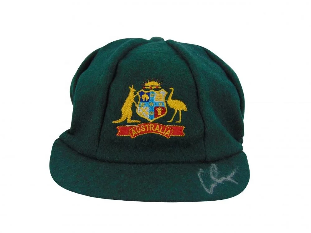 Мужская синяя шерстяная Кепка с вышитым логотипом спереди эластичной внутренней сумкой для крикета английская Шотландия Австралия