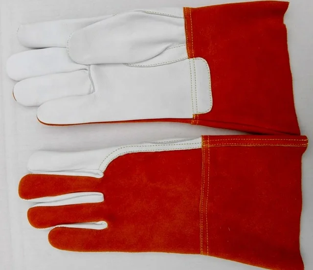 Top Grain Tig Welding And Plasma Cutting Gloves/argon Welding Gloves