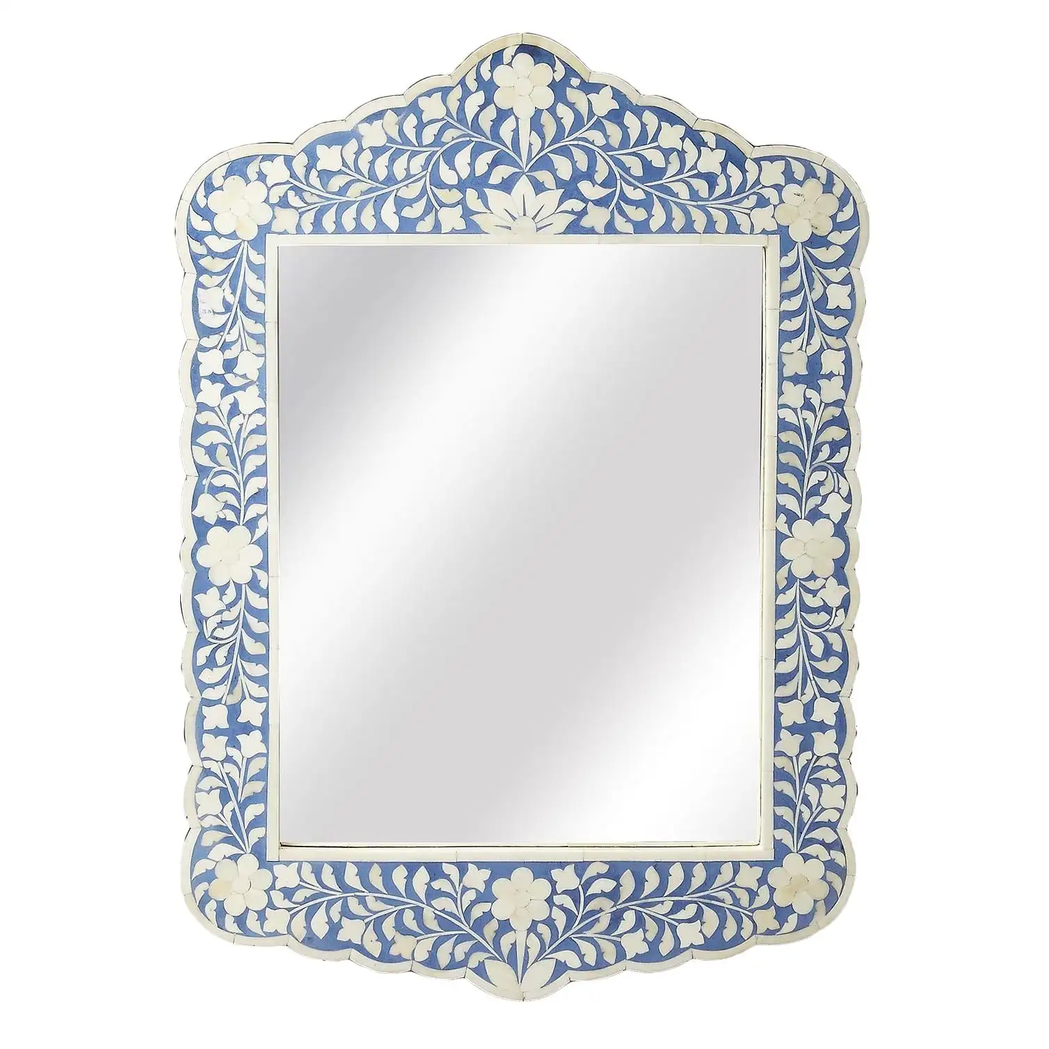 Handmade Blue And White Home Decor Bone Inlay Mirror Buy Bone Inlay Mirror Bone Inlay Frame Mirror Product On Alibaba Com