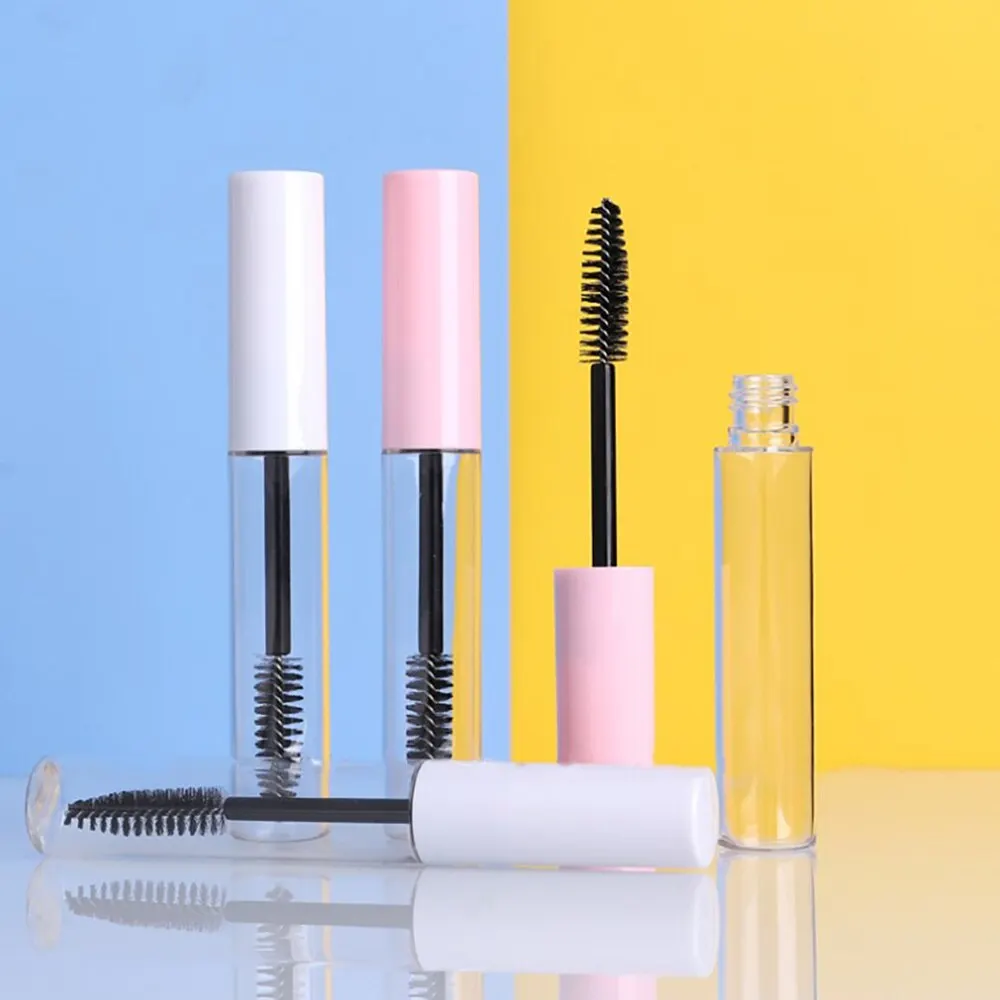 Eyelash Empty Essence Pink Mascara Wand Bottle Custom Oem White Mascara