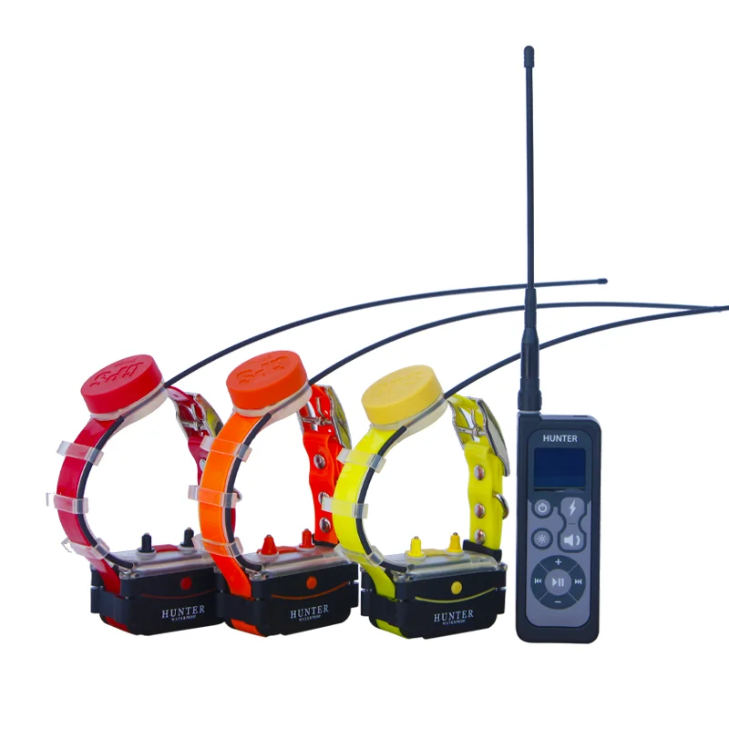 Waterproof For 3 Dog Gps Tracker Collar With Training Function For Hunting Without Sim Card Gps