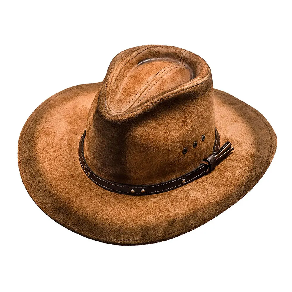 handmade leather cowboy hats