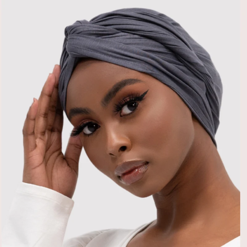 2022 New Customize Sretchy Jersey Turban For Muslim African Women ...