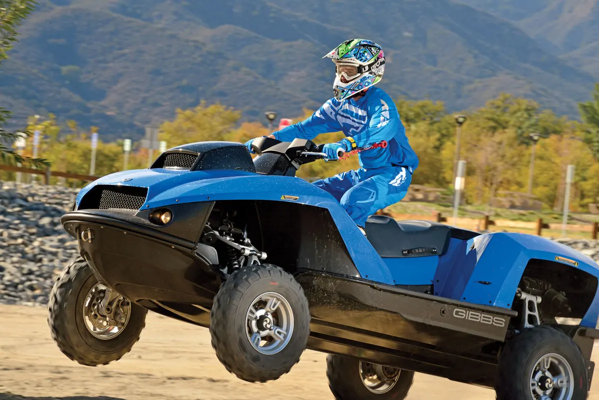 Мотовездехода амфибии Quadski