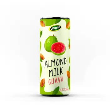 guava flavoured almond milk drink 320ml canned
