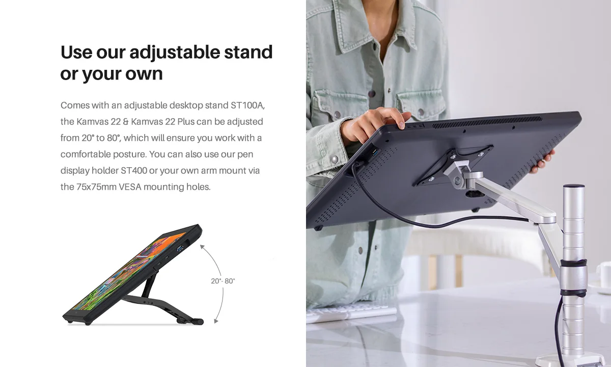 Huion Tablet Holder Tablet Monitor Stand HUION Single Monitor Arm