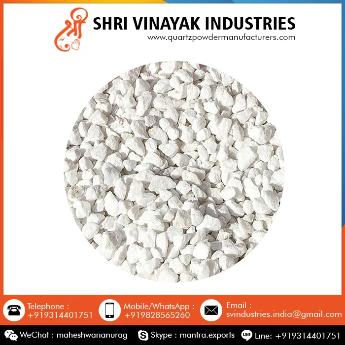 Decorative White Marble Stone Chips at Wholesale