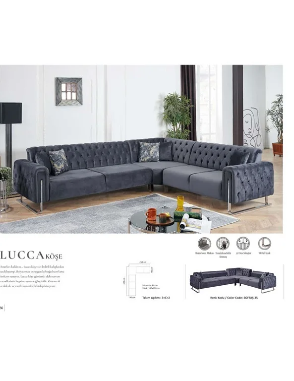 Oem Chesterfield Corner Sofa Custom Design Selection Leather Luxury