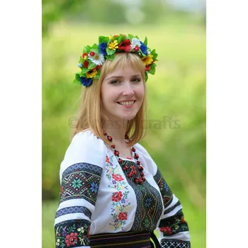 Vintage floral hand embroidered Romanian peasant blouse Hand embroidered romanian blouses and tops