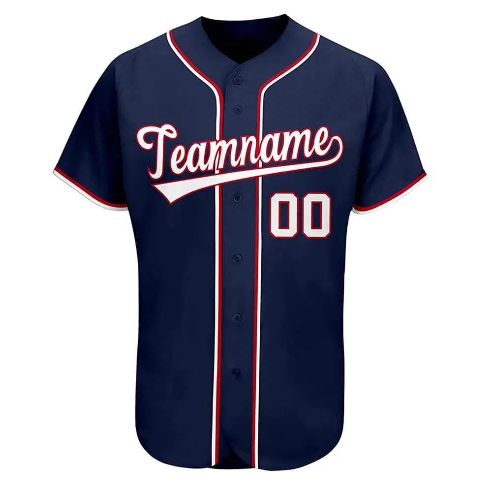 Source Uniforme de béisbol para hombre, uniforme de béisbol liso