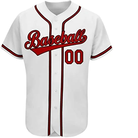 Custom blank baseball jersey