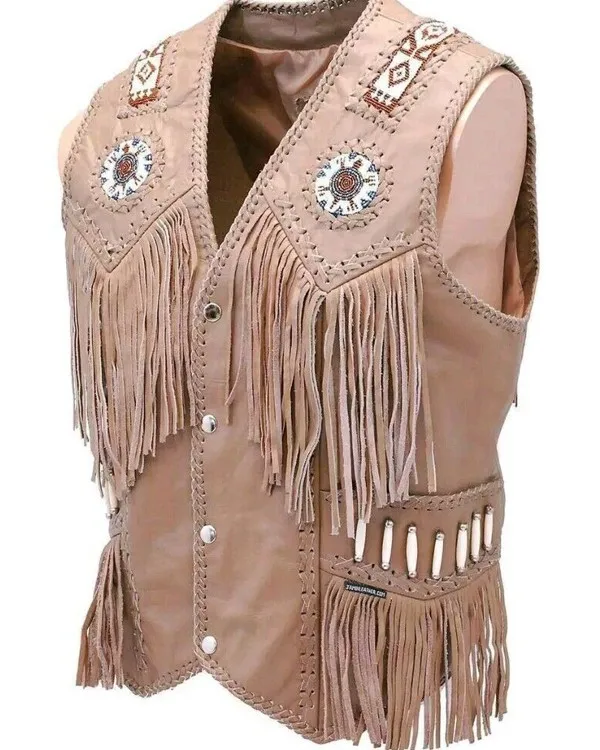 cowhide vest mens