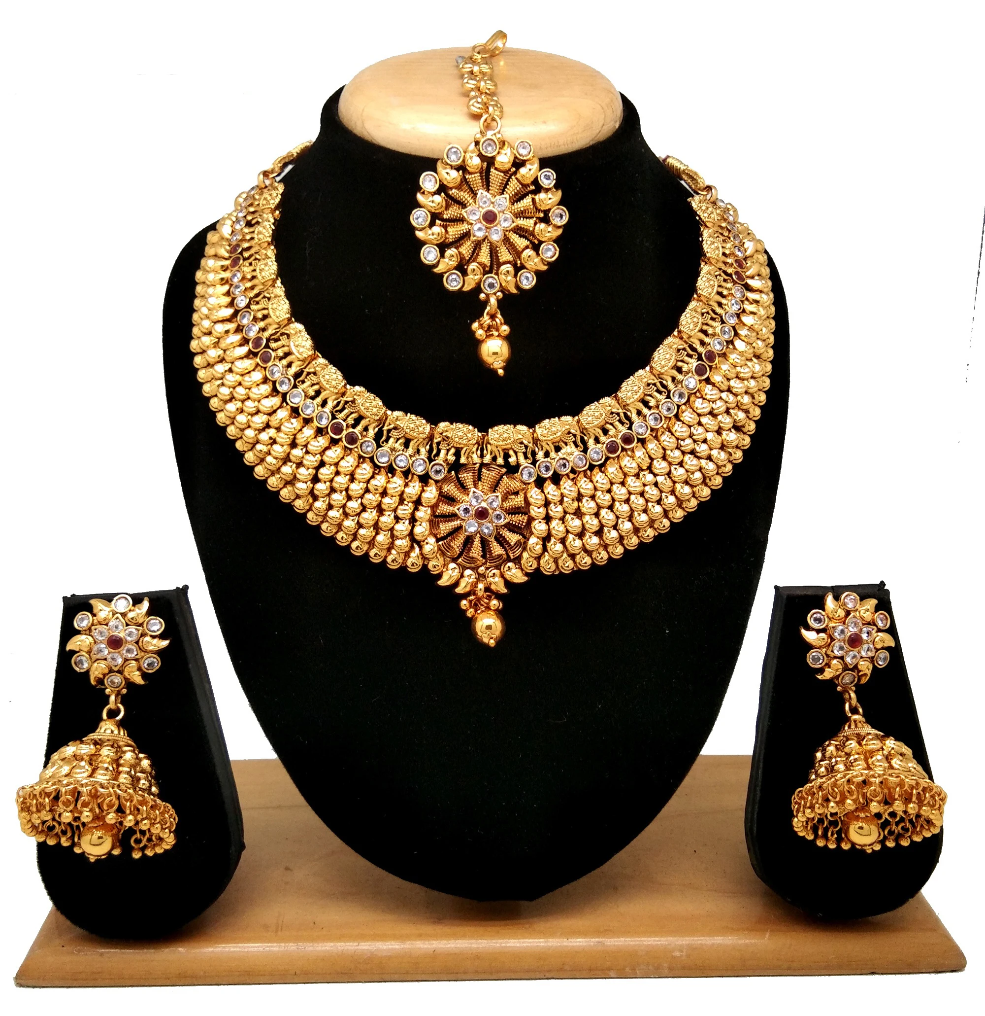 Latest Temple Look New Design Necklace 