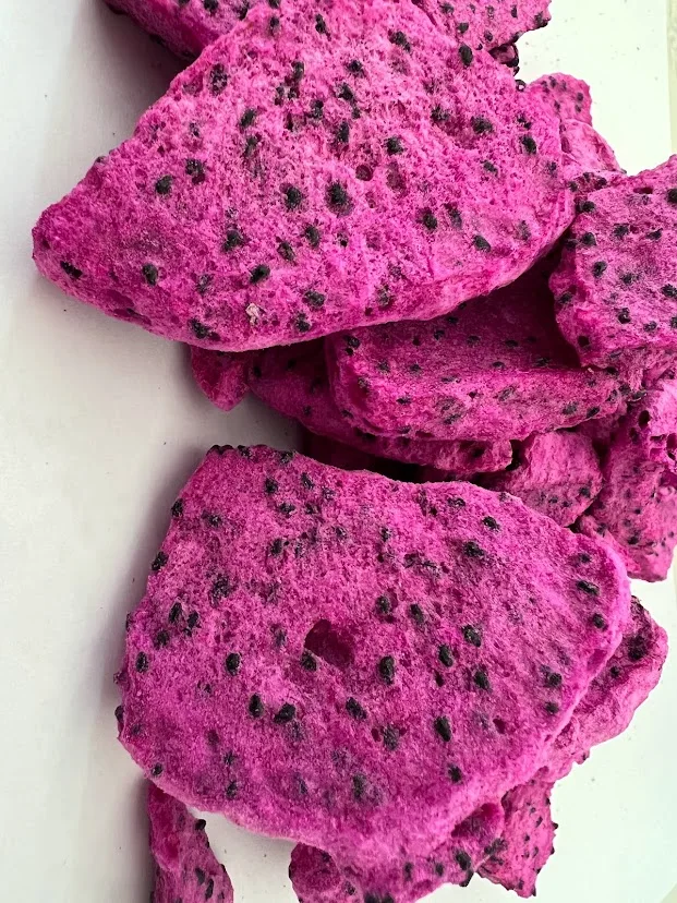 Freezedried Dragon Fruit Snack Freeze Dried Pitaya Freeze Dried Pitaya Red Dragon Fruit