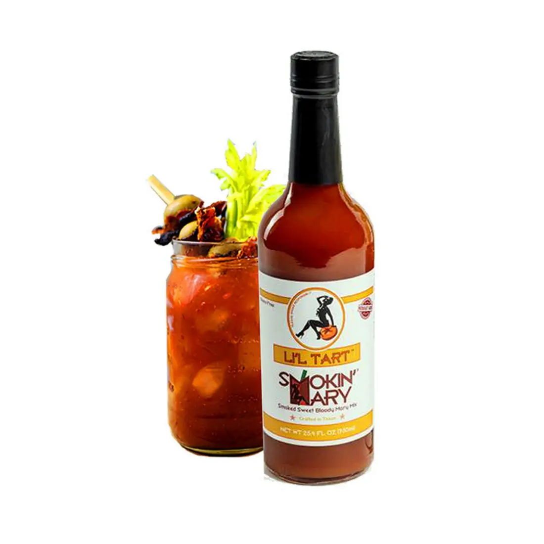 Delicious and Healthy Smokin’ Mary Smoked Bloody Mary Mix Cocktail mix condiment sauce