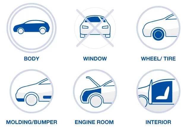 Пластиковый набор для удаления пятен и водяных знаков, специальный состав для пластиковых деталей от SENSHA