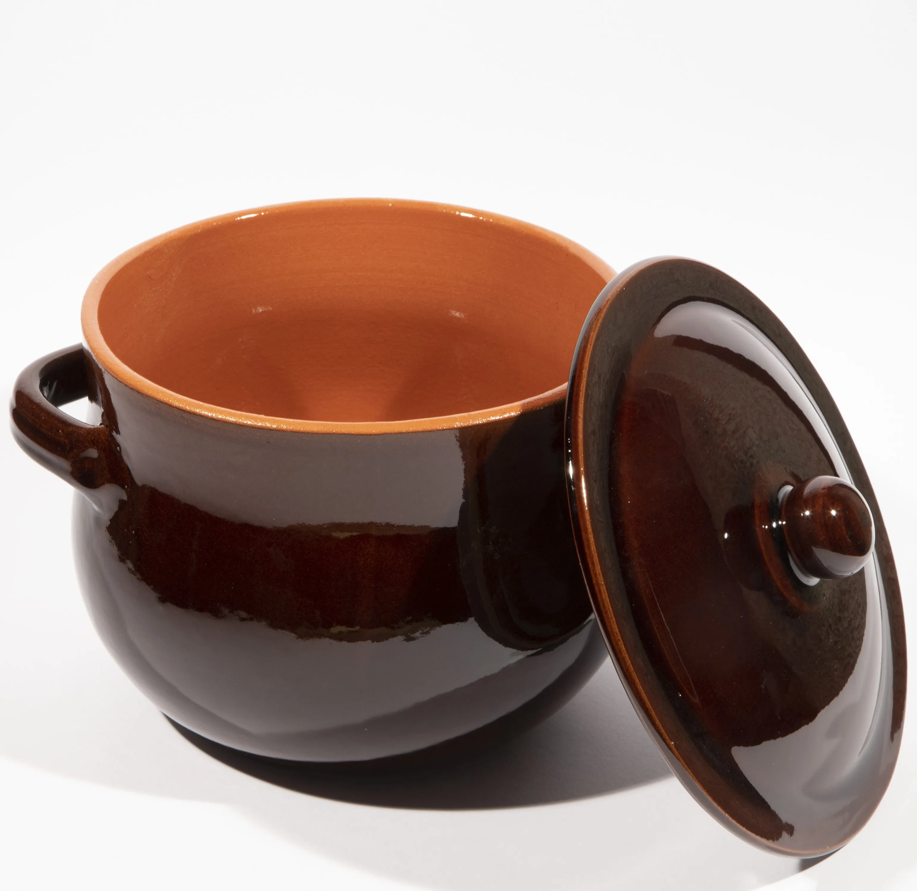 20 cm handmade in italy earthenware ceramic billied pot 2