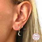 Gold Earrings CANNER Hypoallergenic Jewelry 18K Gold Plated 925 Sterling Silver Huggie Women's Hoop Earrings