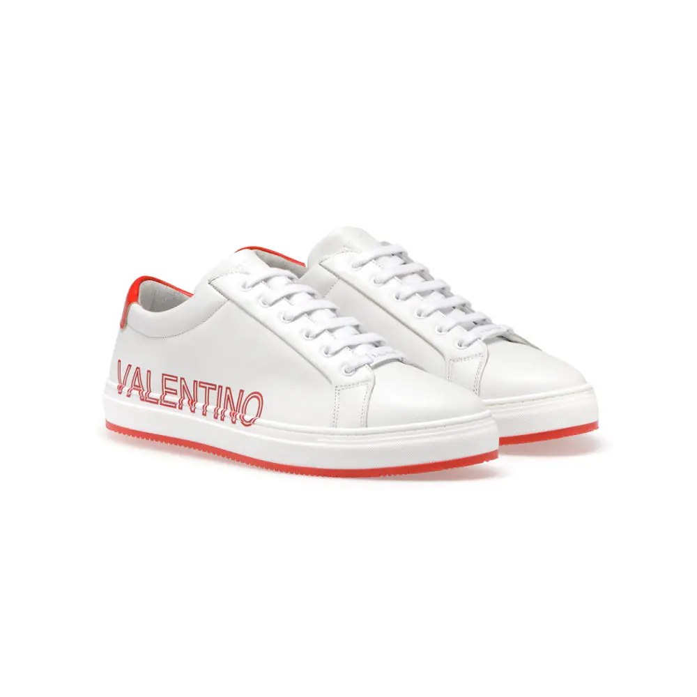 Source Original Valentino Shoes White Tab and Bicolor Sole Shoes with Valentino Logo Perfect for a Urban Look on m.alibaba.com