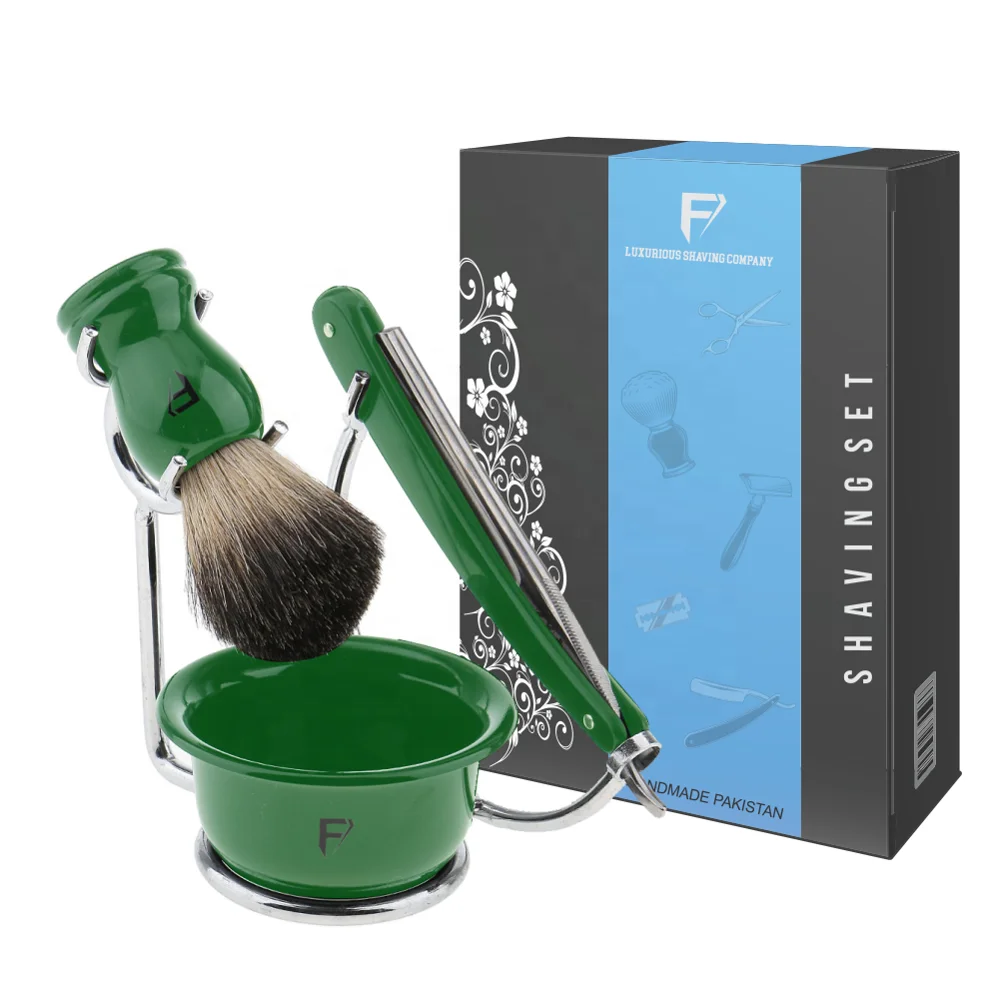 Classic Professional Manual Shaver Kit Straight Shaving Razor Set Box