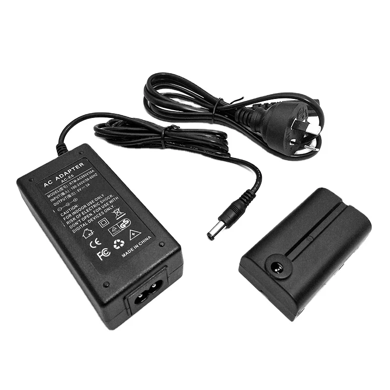 For Viltrox Godox YongNuo NanGuan Neewer Photo lights 8v AC Power Adapter Plus NP-F550 Dummy Battery Replace NP-F970 F750 F570