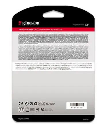 
 Надежный твердотельный накопитель с полной емкостью 240 Гб Kingston  