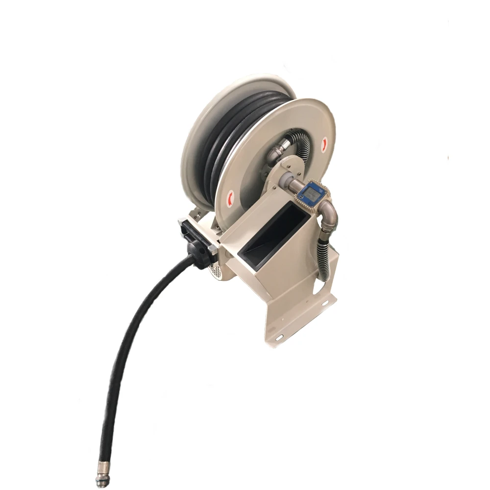 Heavy duty anti-corrosion auto spring roll-up hose reel 3/4" Diesel Gasoline Water