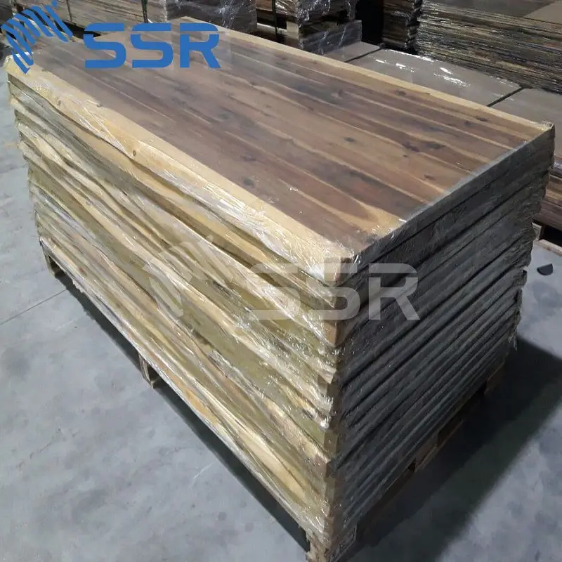 Acacia Solid Wood Boards With Live Edge Wood Slabs Table Finger Joint