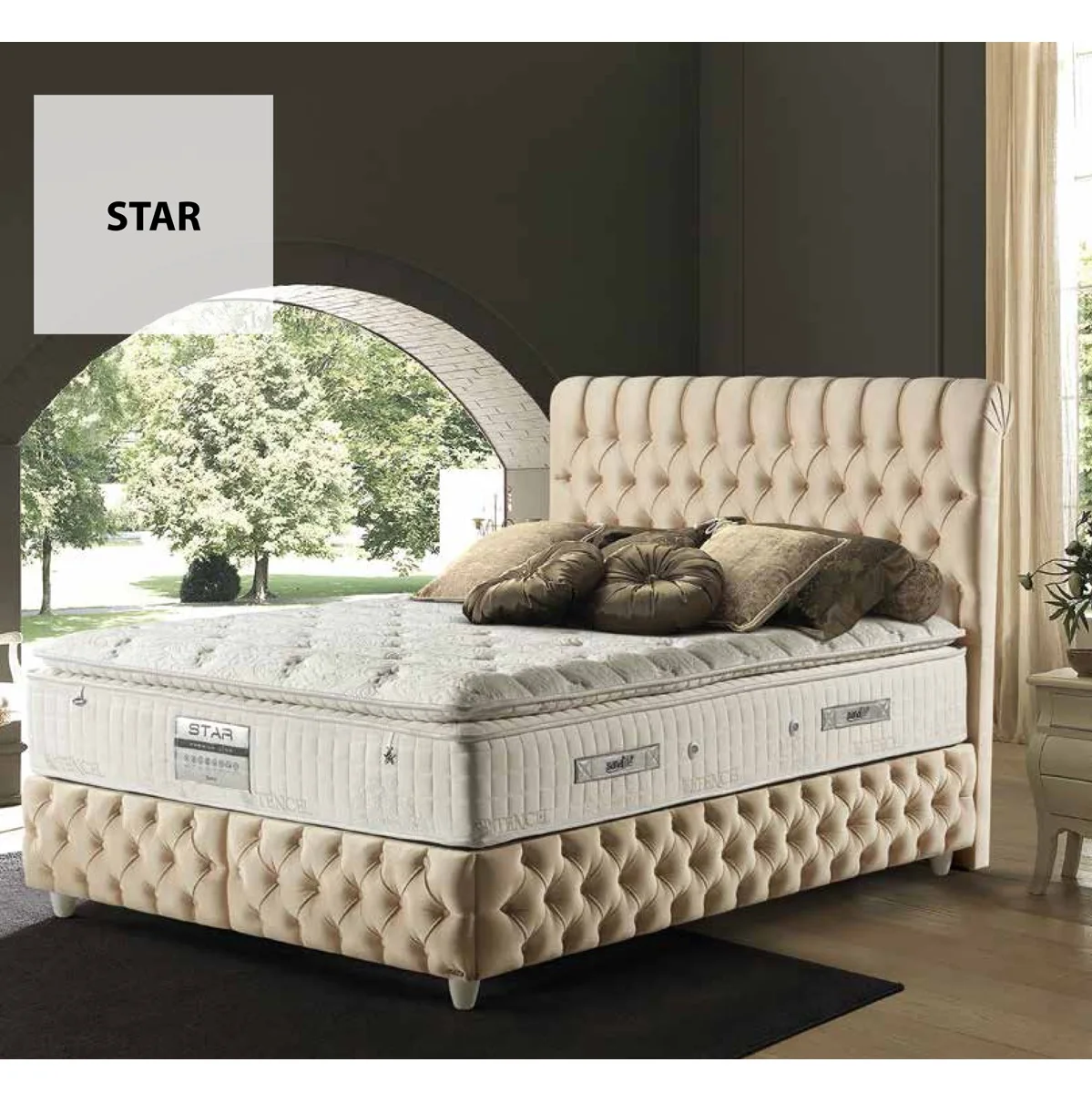 Мебель для дома отеля спальни оттоманка кровать с хранилищем подставка кровати скамейка матрас в рулоне вакуумная