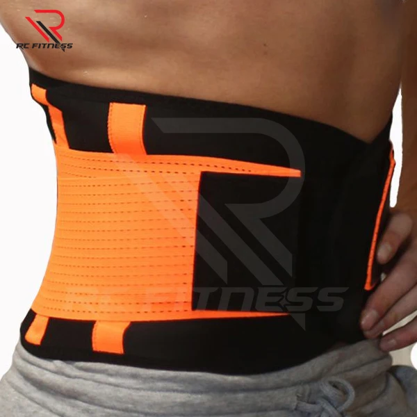 Waist Support Belt Back Trainer Trimmer Gym Protector Weight Lifting