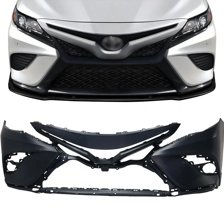 Fiberglass Front Lip Under Spoiler Air Dam For 2018-2021 Toyota Camry ...