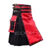 red and black