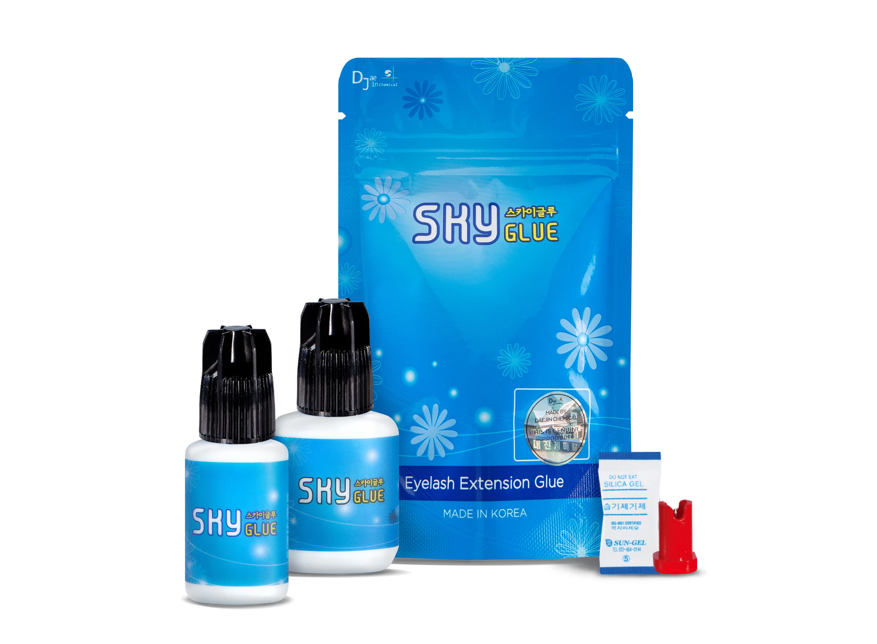 Sky Glue Fastest Drying Time Eyelash Extension Glue Dark Black For