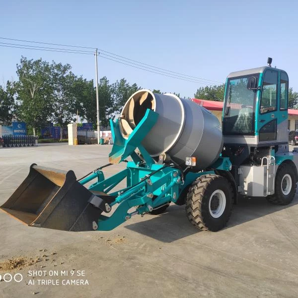 Small Mini Self-loadng Concrete Mixer Truck Ready Mix Concrete Mixer Design of Mixer Truck Portable Automatic Wheel Concrete Mix
