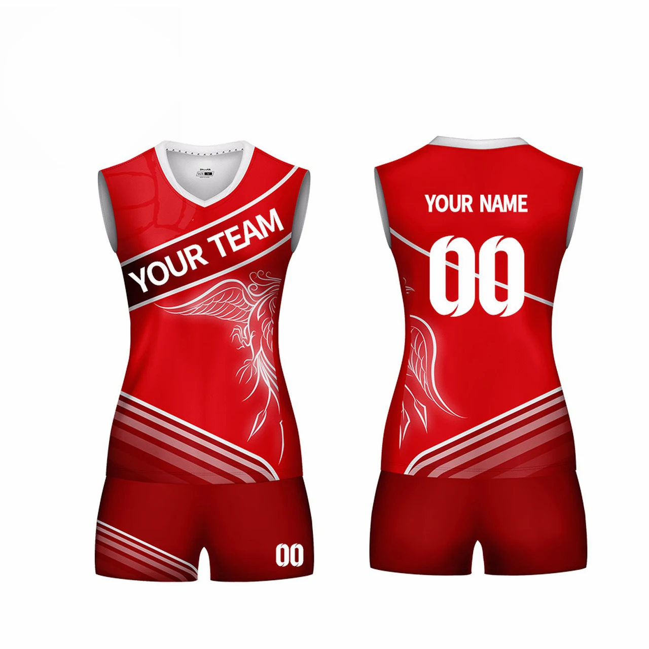 New Design Custom Sublimated Lightweight Volleyball Uniforms Wholesale