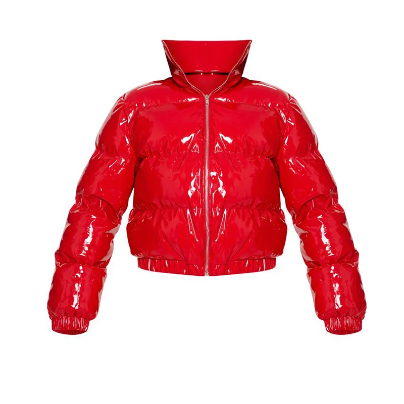 puffy crop top jacket