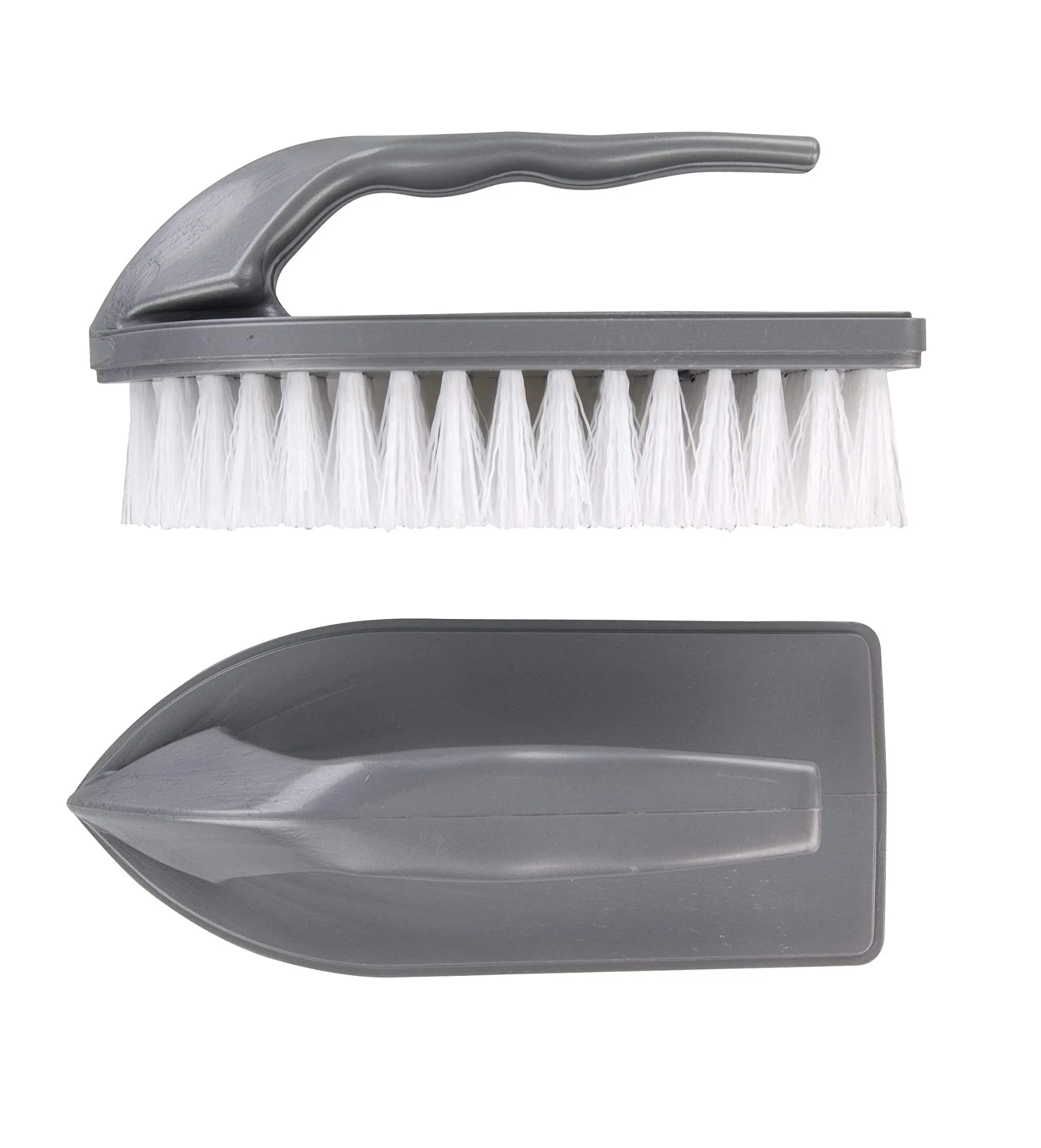 Scrubbing Brush With Grip Handle Household Cleaning Iron Shape Strong