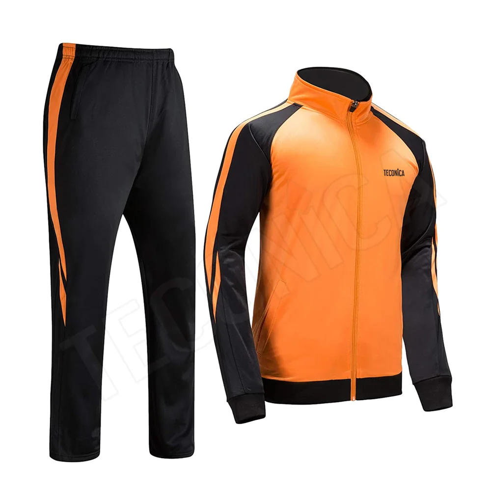 premium quality full plain design men track suit manufactured by