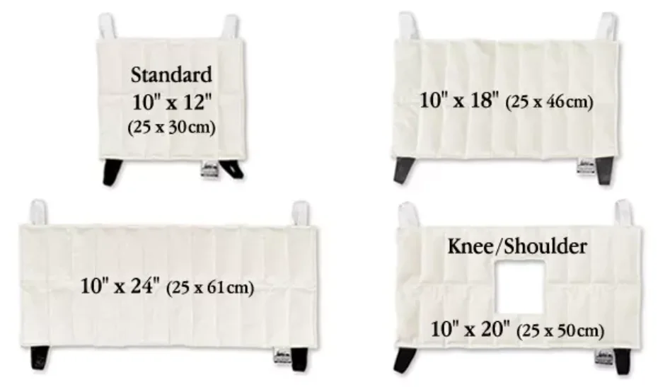 Professional Moist Heat Pack Compression Wrap Reusable Hydrocollator Hot Pack for Back, Knee, Neck, Shoulder Pain Relief
