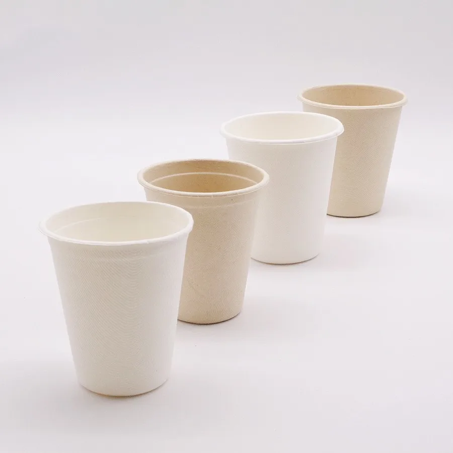 Cover Sugarcan Cup Lid Lids For Logo Printed Disposable Paper Coffee Cups