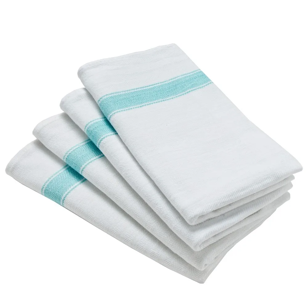 Assorted, Pack Of 7 Towelogy® Heavy Duty Cotton Dish Cloths Extra Large SUPER ABSORBENT Cleaning Scrubbing Washing Drying Rags Kitchen Tea Towels Colour Coded Dishcloths MACHINE WASHABLE 38x40cm 