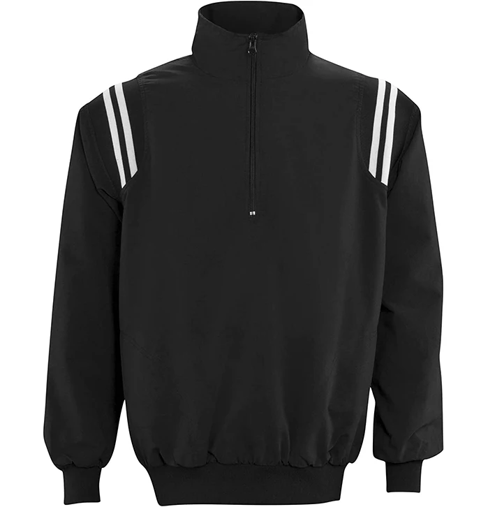 Half Zip Pullover Umpire Jacket Baseball Umpire 1/2 Zip Jackets